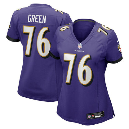 Kenyon Green Baltimore Ravens Women's Team Game Jersey - Purple | Nike sale