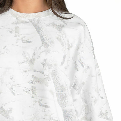 Baltimore Ravens Gameday Couture Women's Whiteout Oversized Premium Fleece Sweatshirt - Arctic Camo sale