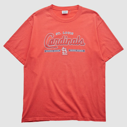 St. Louis Cardinals Lee Apparel 2000s T-Shirt - Red Vintage