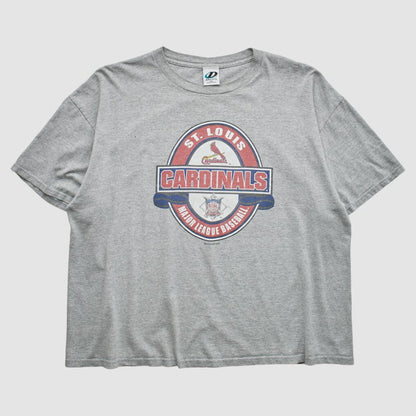St. Louis Cardinals Dynasty 2003 T-Shirt - Heather Gray Vintage