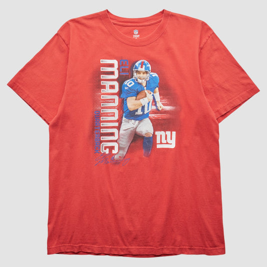New York Giants NFL 2010s T-Shirt - Red Vintage on sale