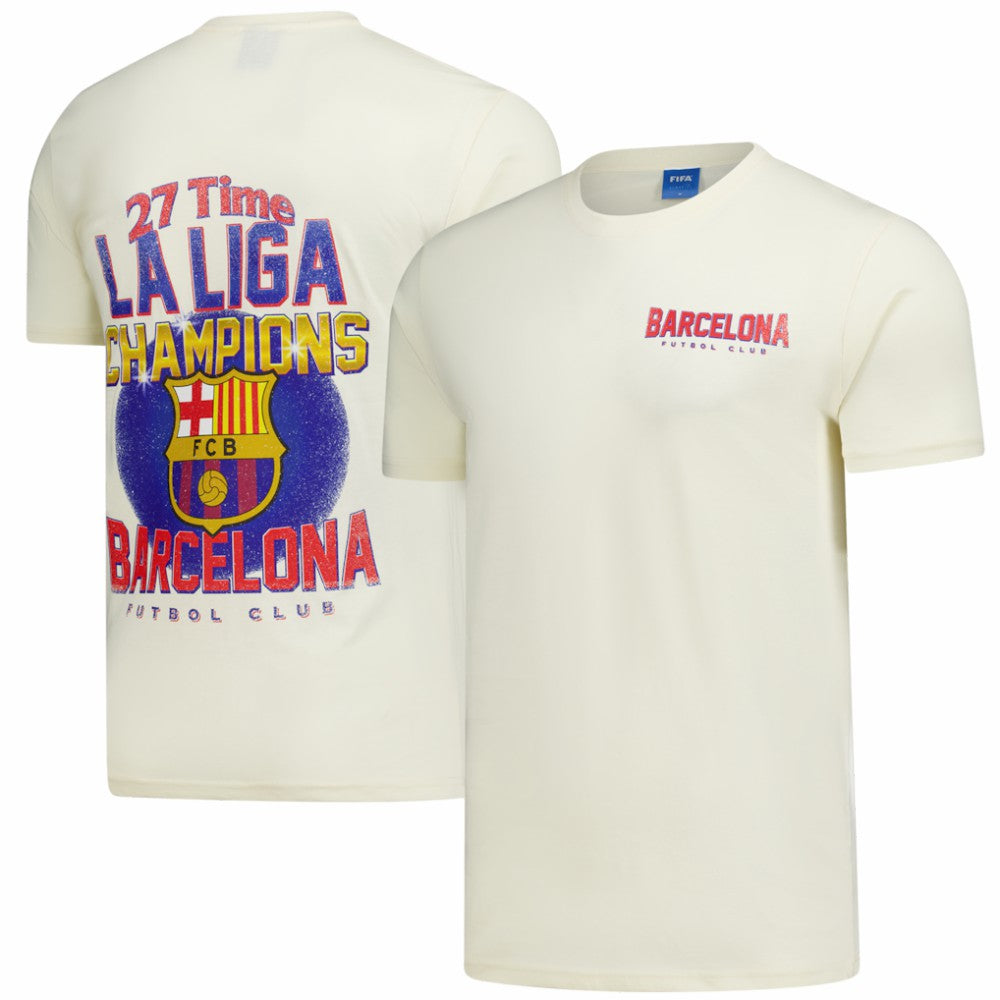Barcelona Peace Collective Unisex Champion T-Shirt - Cream cheap