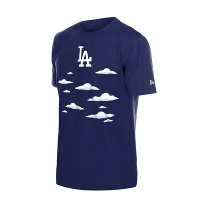 Los Angeles Dodgers MLB x Simpsons 2026 Collab Clouds T-Shirt - Royal | New Era