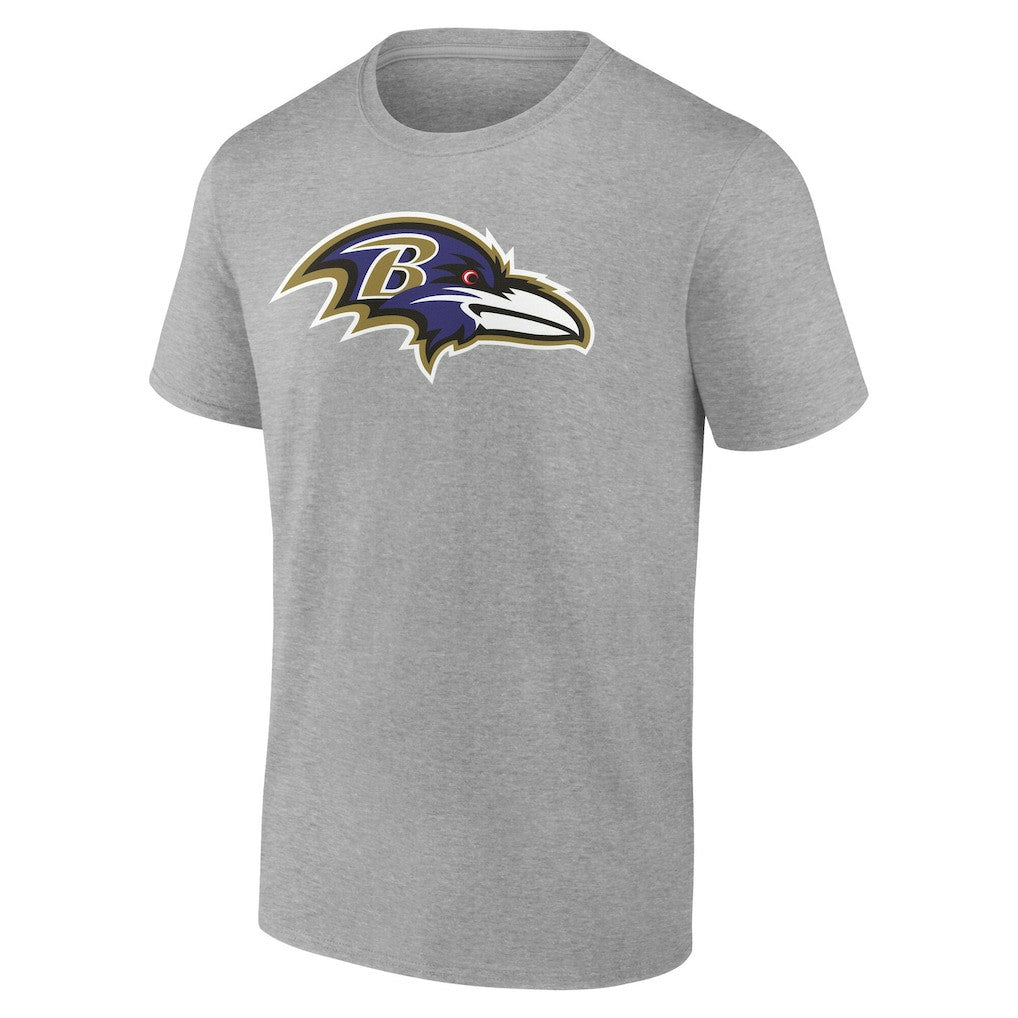 Baltimore Ravens Team Authentic Personalized Name & Number T-Shirt - Gray on sale
