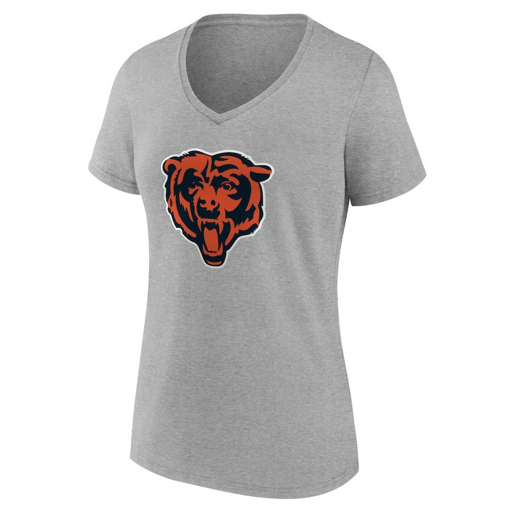 Chicago Bears Women's Team Authentic Personalized Name & Number V-Neck T-Shirt - Gray online