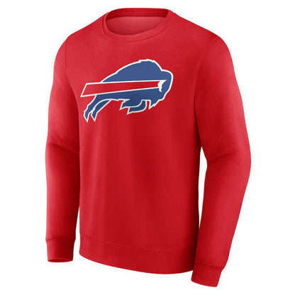 Buffalo Bills Team Authentic Personalized Name & Number Sweatshirt - Red cheap