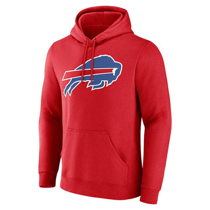 Buffalo Bills Team Authentic Personalized Name & Number Hoodie - Red for sale