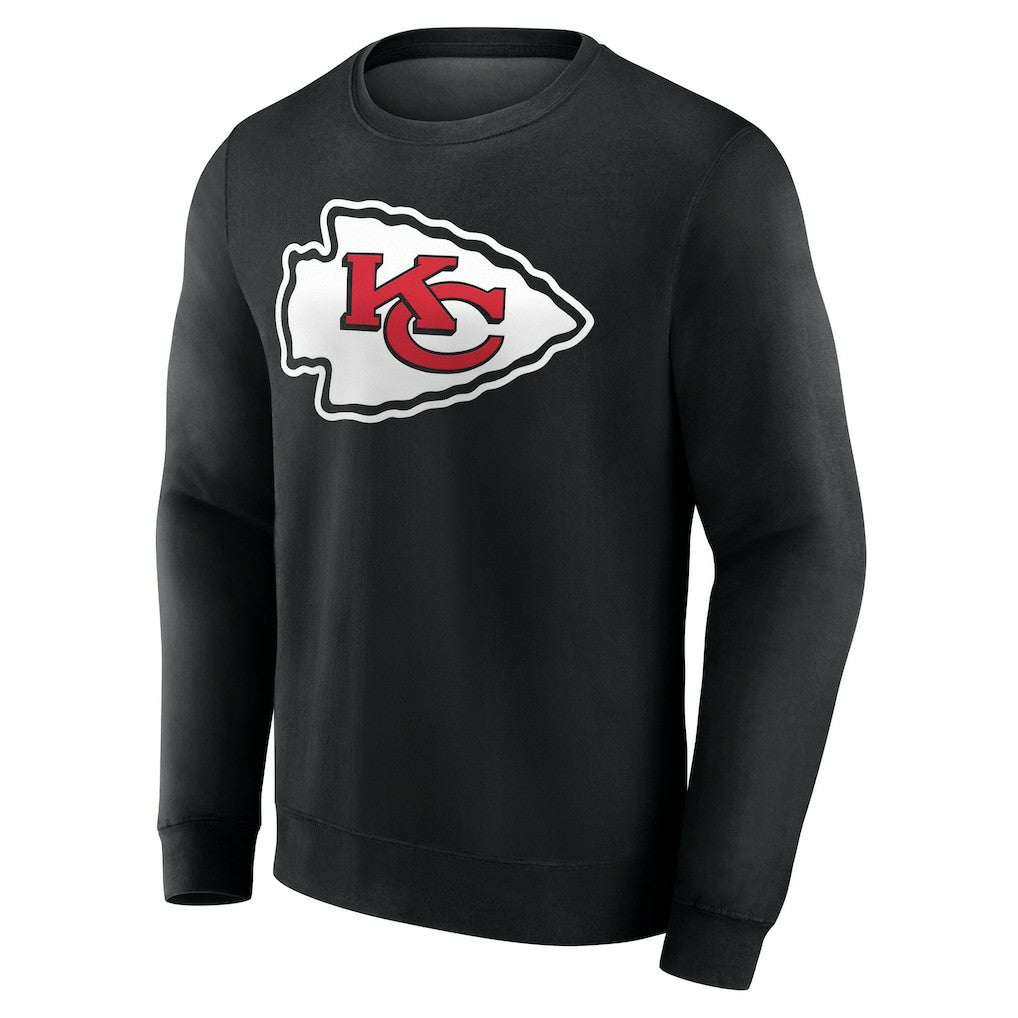 Kansas City Chiefs Team Authentic Personalized Name & Number Sweatshirt - Black outlet
