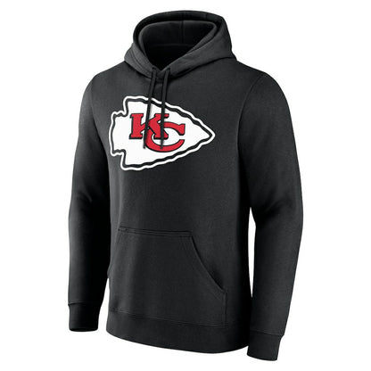 Kansas City Chiefs Team Authentic Personalized Name & Number Hoodie - Black discount