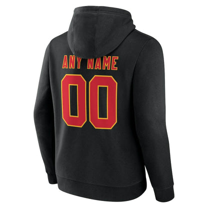 Kansas City Chiefs Team Authentic Personalized Name & Number Hoodie - Black discount