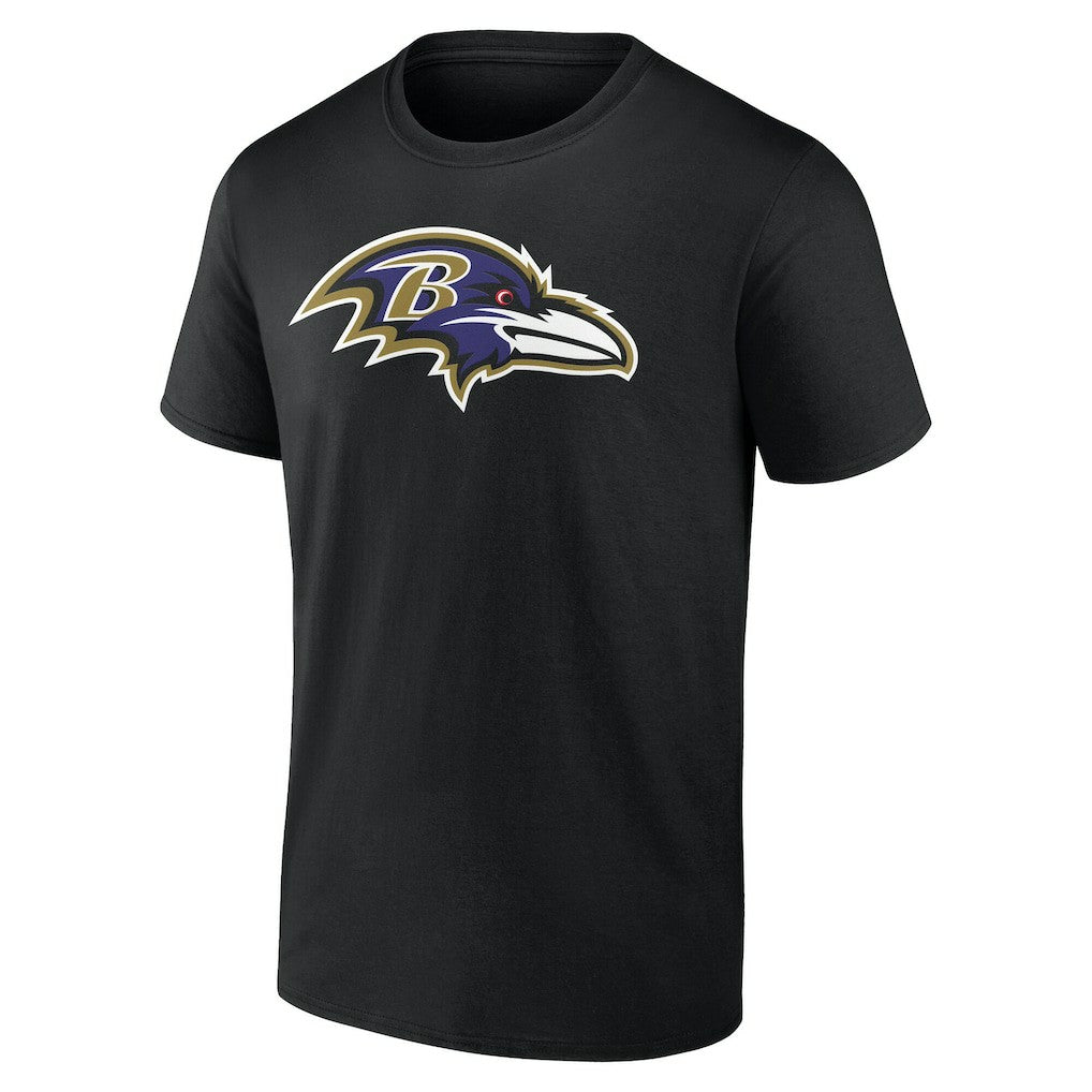 Baltimore Ravens Team Authentic Personalized Name & Number T-Shirt - Black for sale
