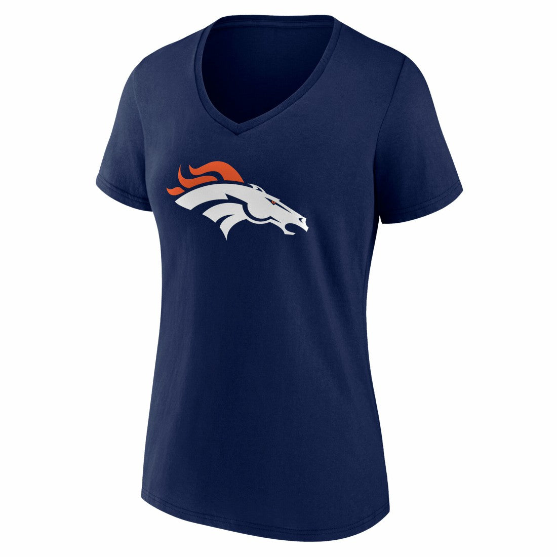 Denver Broncos Women's Team Authentic Personalized Name & Number V-Neck T-Shirt - Navy outlet