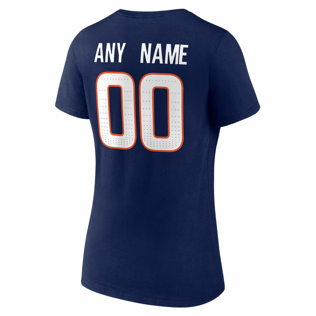 Denver Broncos Women's Team Authentic Personalized Name & Number V-Neck T-Shirt - Navy outlet