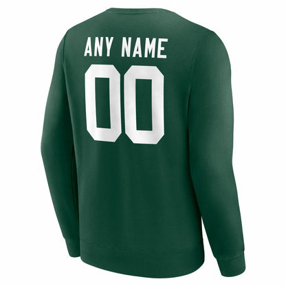 Green Bay Packers Team Authentic Personalized Name & Number Sweatshirt - Green outlet