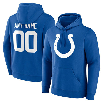 Indianapolis Colts Team Authentic Personalized Name & Number Hoodie - Royal sale