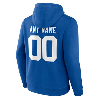Indianapolis Colts Team Authentic Personalized Name & Number Hoodie - Royal sale