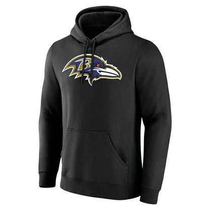 Baltimore Ravens Big & Tall Team Authentic Custom Hoodie - Black discount