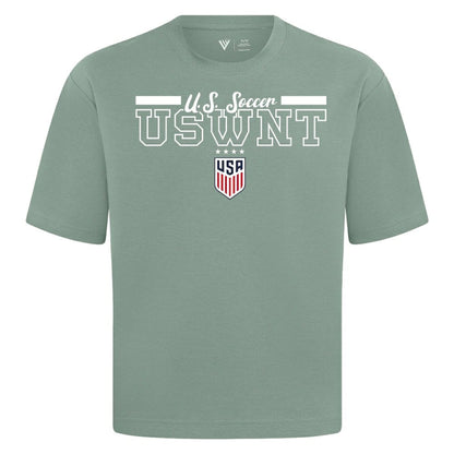 USWNT Levelwear Vanguard Luxe Signature T-Shirt - Green online