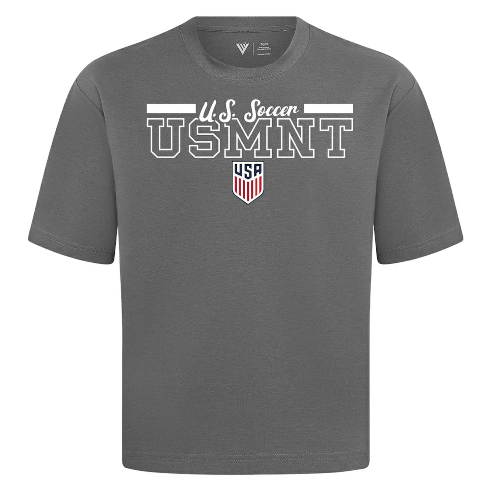 USMNT Levelwear Vanguard Luxe Signature T-Shirt - Gray for sale