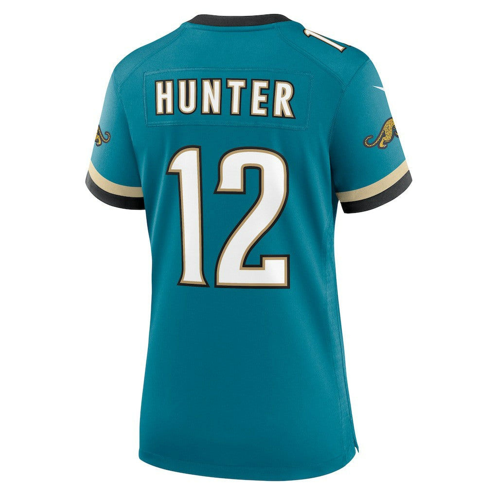 Travis Hunter Jacksonville Jaguars Women's Alternate 2 Prowler Throwback Game Jersey - Teal | Nike online