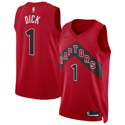 Gradey Dick Toronto Raptors Unisex Swingman Player Jersey - Icon Edition - Red | Nike sale