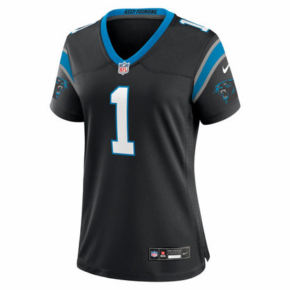Cam Newton Carolina Panthers Women's Team Retired Game Jersey - Black | Nike for sale