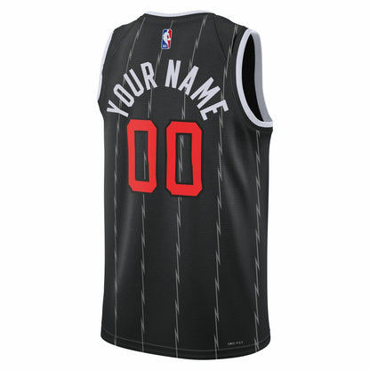 Toronto Raptors Unisex 2025/26 City Edition Swingman Custom Jersey - Black | Nike discount