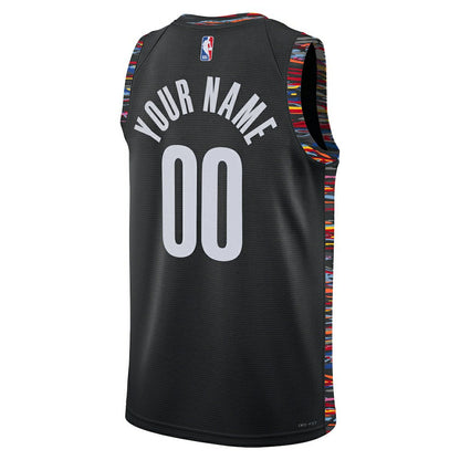 Brooklyn Nets Unisex 2025/26 City Edition Swingman Custom Jersey - Black | Nike cheap