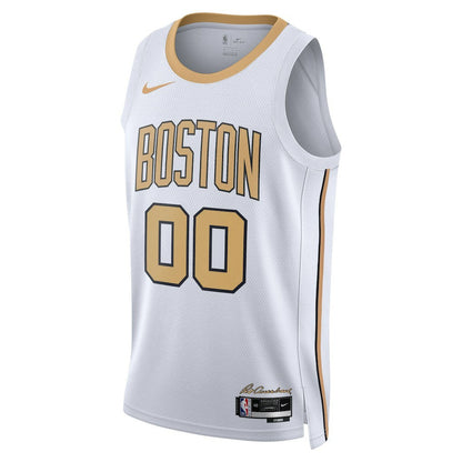 Boston Celtics Unisex 2025/26 City Edition Swingman Custom Jersey - White | Nike cheap
