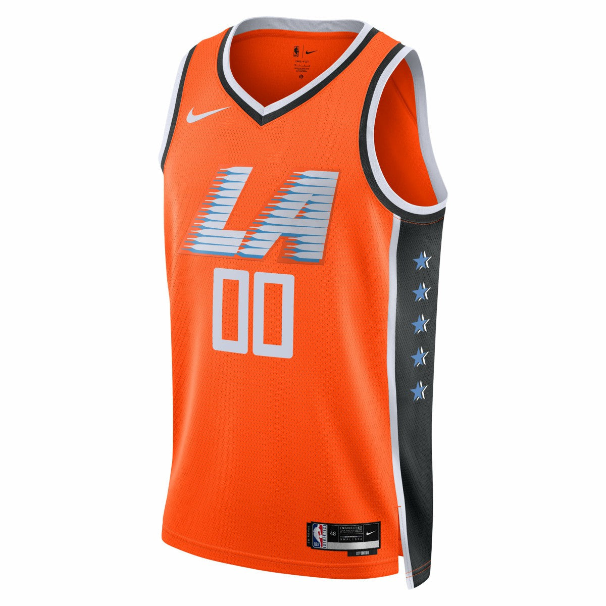 LA Clippers Unisex 2025/26 City Edition Swingman Custom Jersey - Orange | Nike for sale