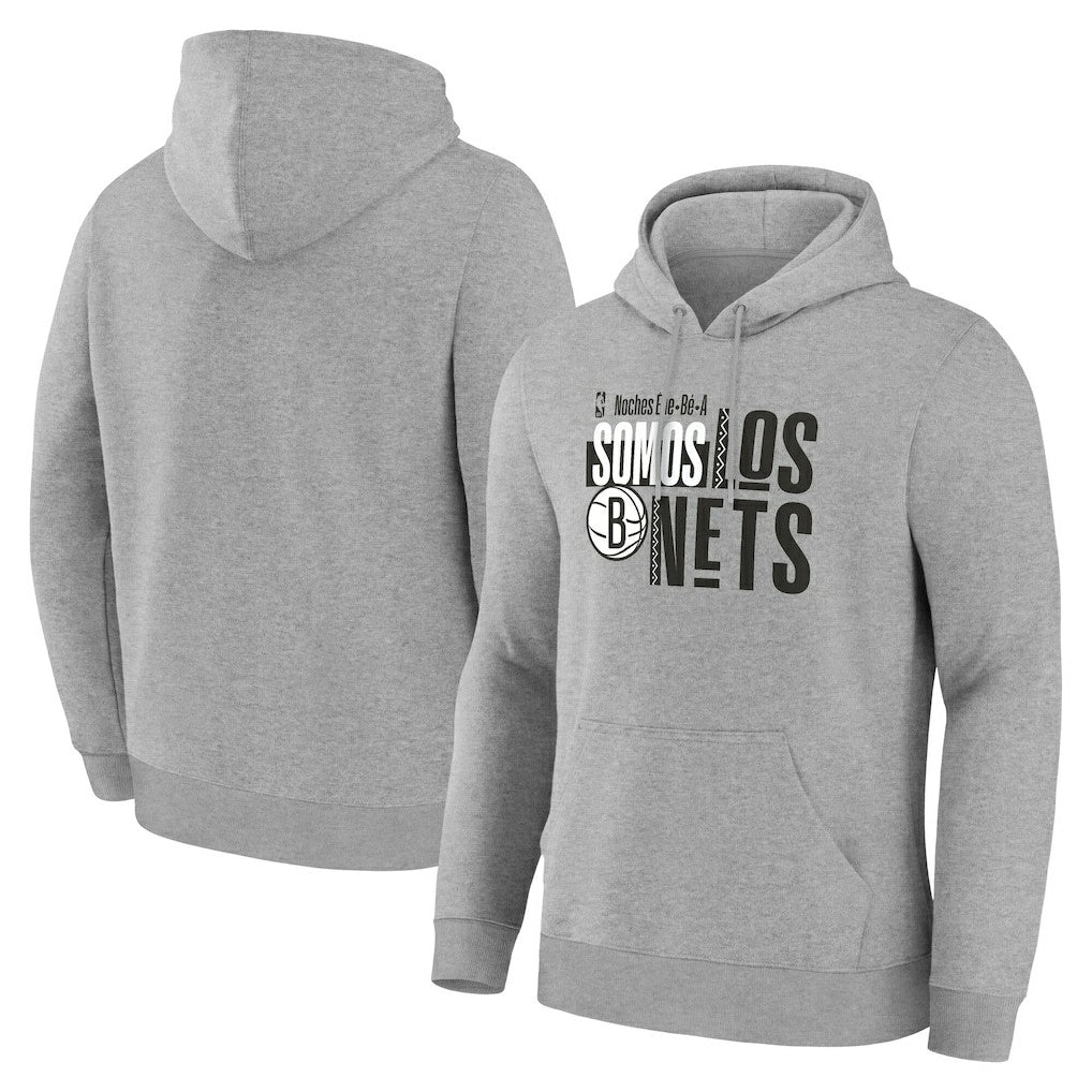 Brooklyn Nets Noches Training Hoodie - Gray discount