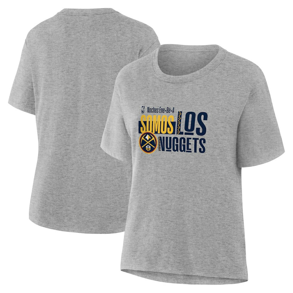 Denver Nuggets Women's Noches Training T-Shirt sale - Gray shop