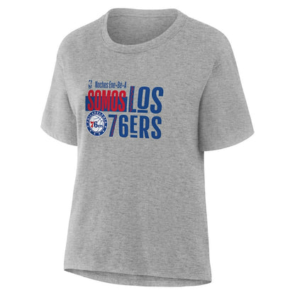 Philadelphia 76ers Women's Noches Training T-Shirt - Gray sale