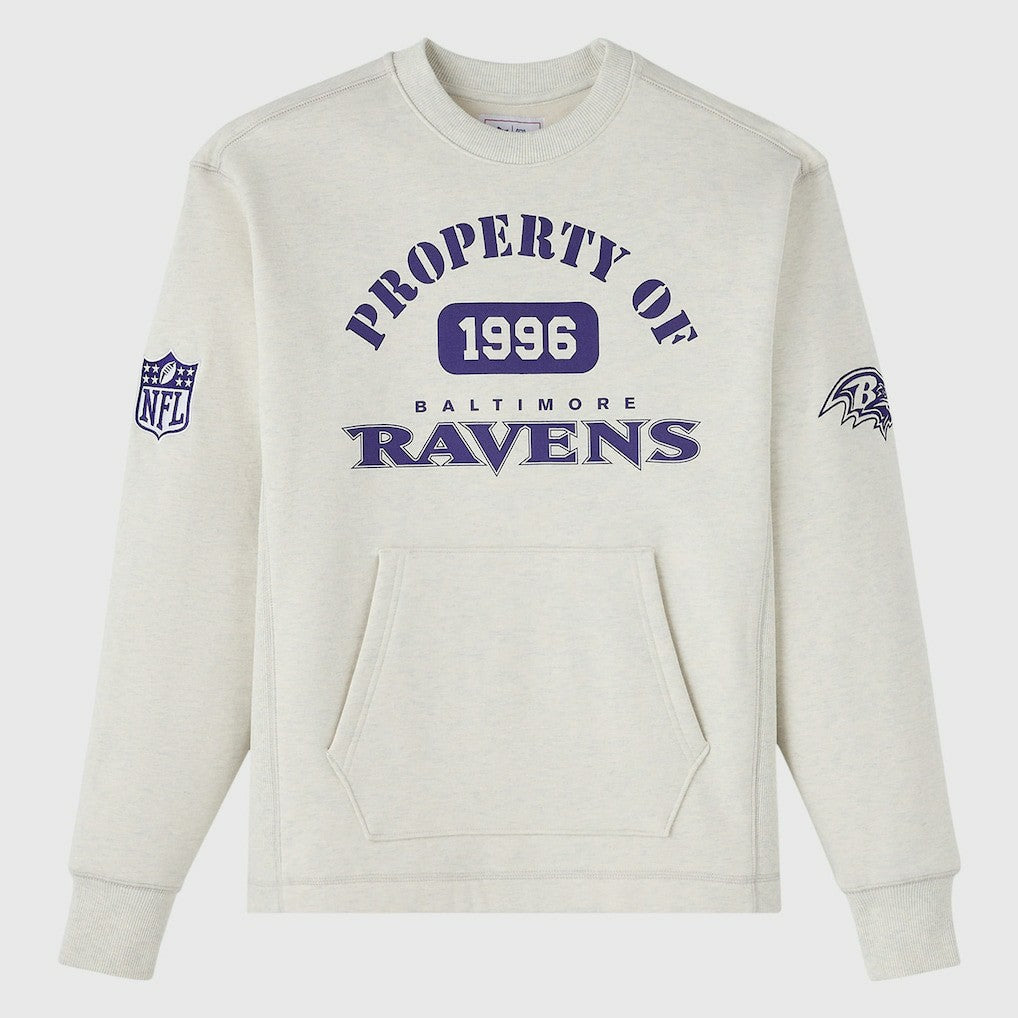Baltimore Ravens OVO x NFL Unisex Fleece Sweatshirt - Heather Gray outlet