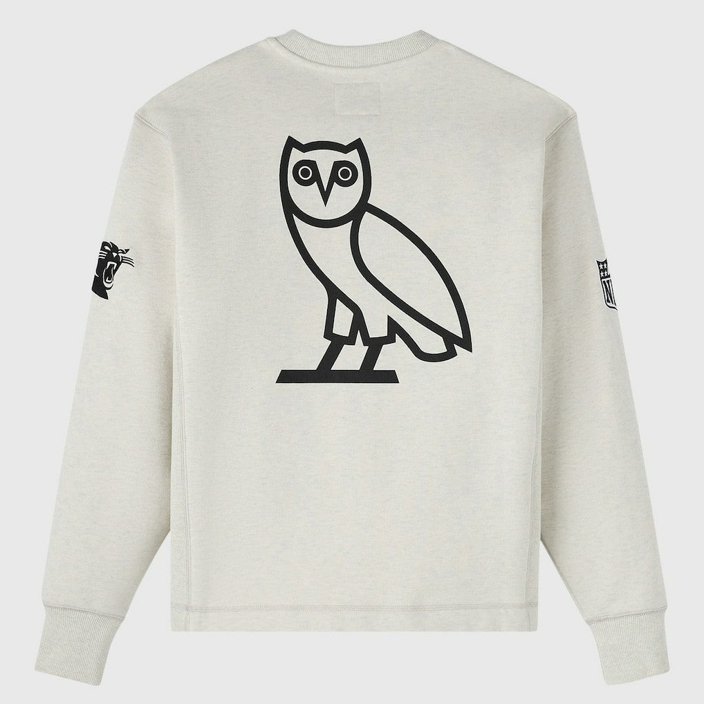Carolina Panthers OVO x NFL Unisex Fleece Sweatshirt - Heather Gray outlet