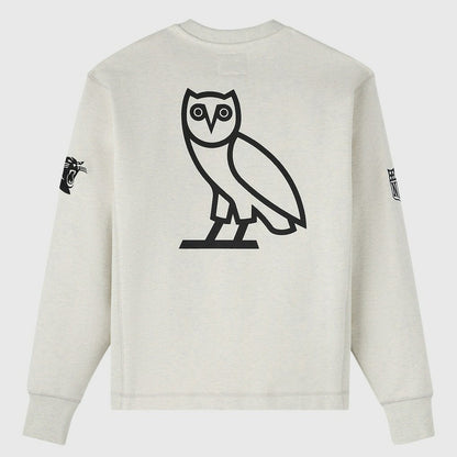 Carolina Panthers OVO x NFL Unisex Fleece Sweatshirt - Heather Gray outlet