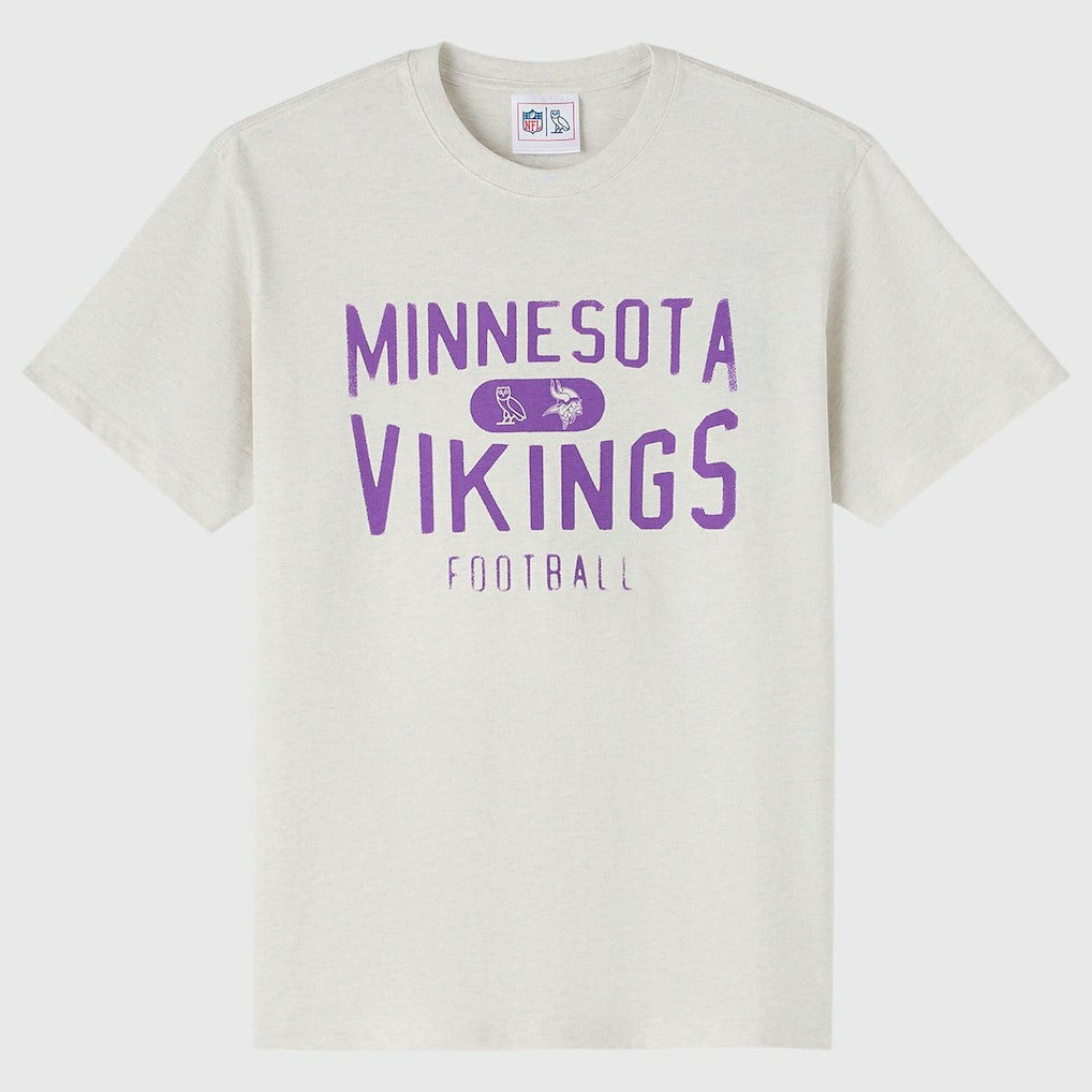 Minnesota Vikings OVO x NFL Unisex T-Shirt - Heather Gray on sale