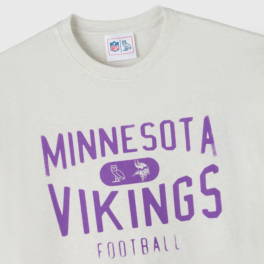 Minnesota Vikings OVO x NFL Unisex T-Shirt - Heather Gray on sale