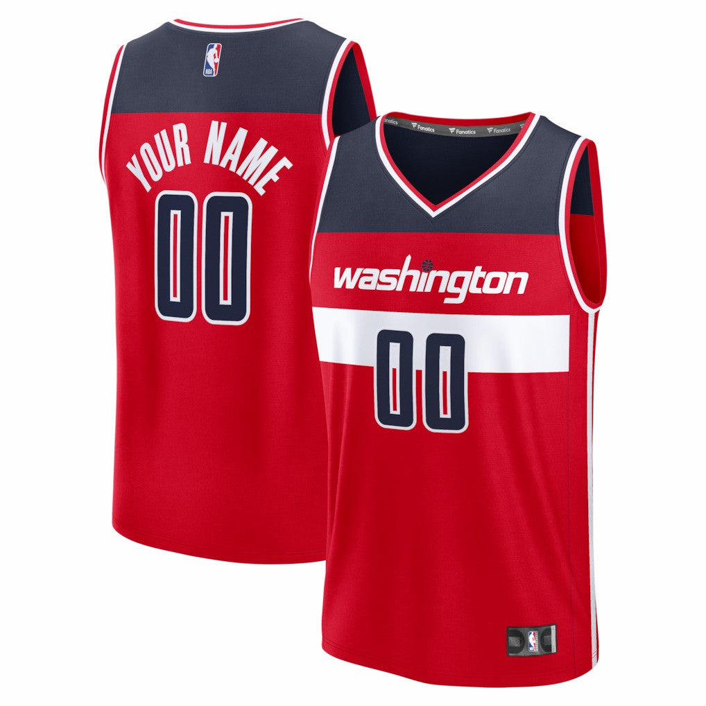 Washington Wizards Fastbreak Custom Jersey - Red - Icon Edition | Fanatics sale