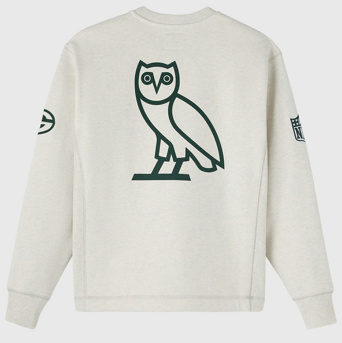 Green Bay Packers OVO x NFL Unisex Fleece Sweatshirt - Heather Gray cheap