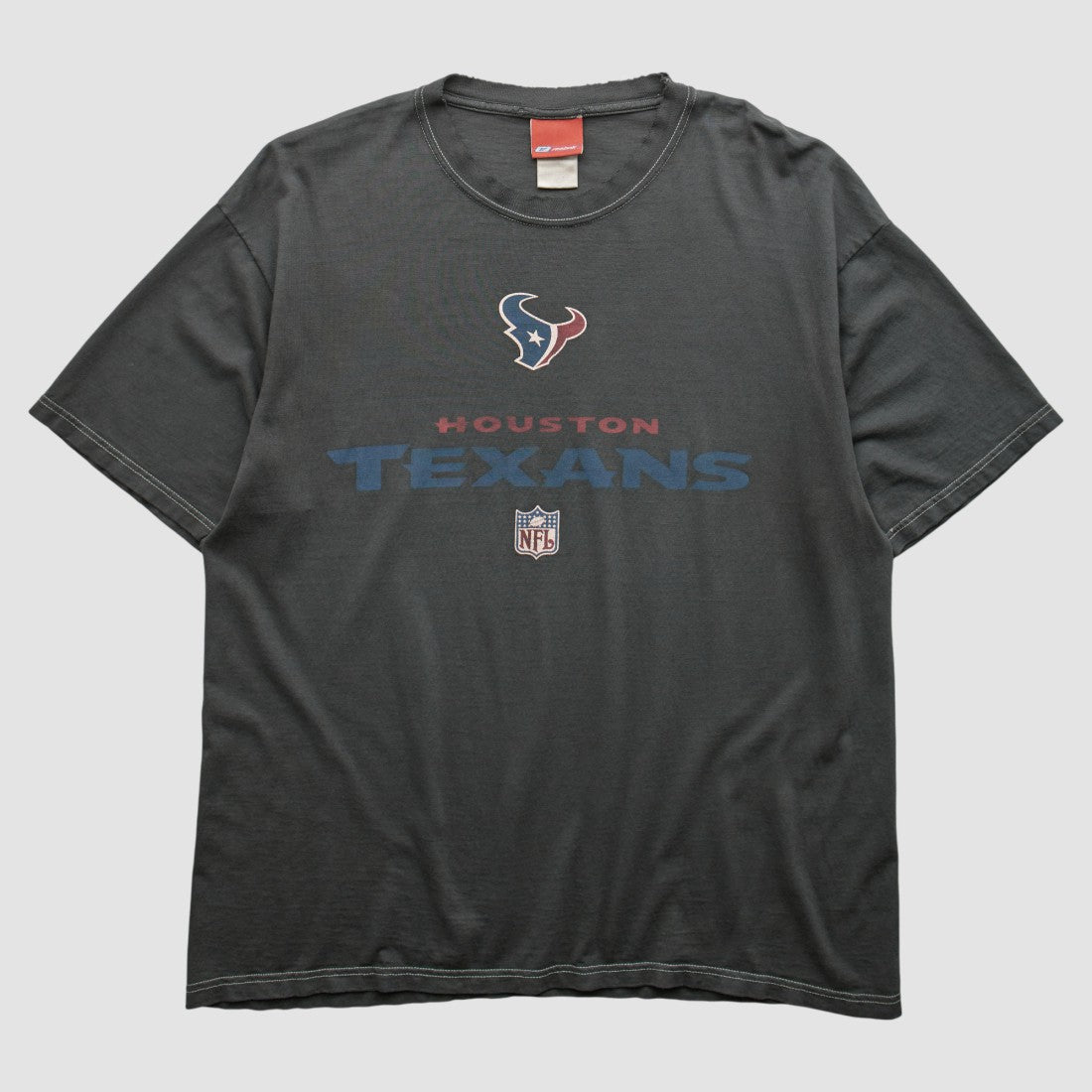Houston Texans Reebok 2000s T-shirt - Charcoal Vintage on sale