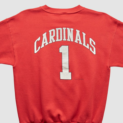 St. Louis Cardinals Logo 7 90s Sweatshirt - Red Vintage