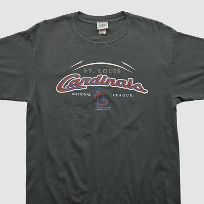 St. Louis Cardinals Lee Apparel 2004 T-shirt - Black Vintage