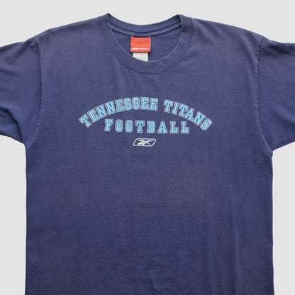 Tennessee Titans Reebok 2000s T-shirt - Navy Vintage for sale