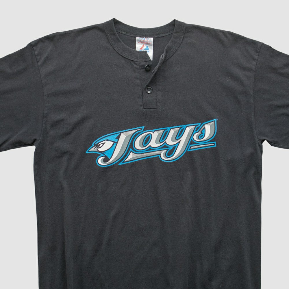 Toronto Blue Jays Majestic 2000s T-shirt - Black Vintage