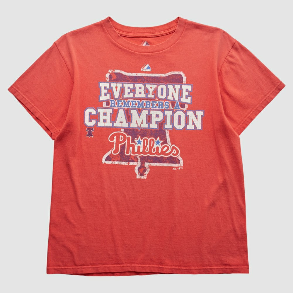 Philadelphia Phillies Majestic 2009 T-shirt - Red Vintage
