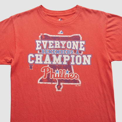 Philadelphia Phillies Majestic 2009 T-shirt - Red Vintage