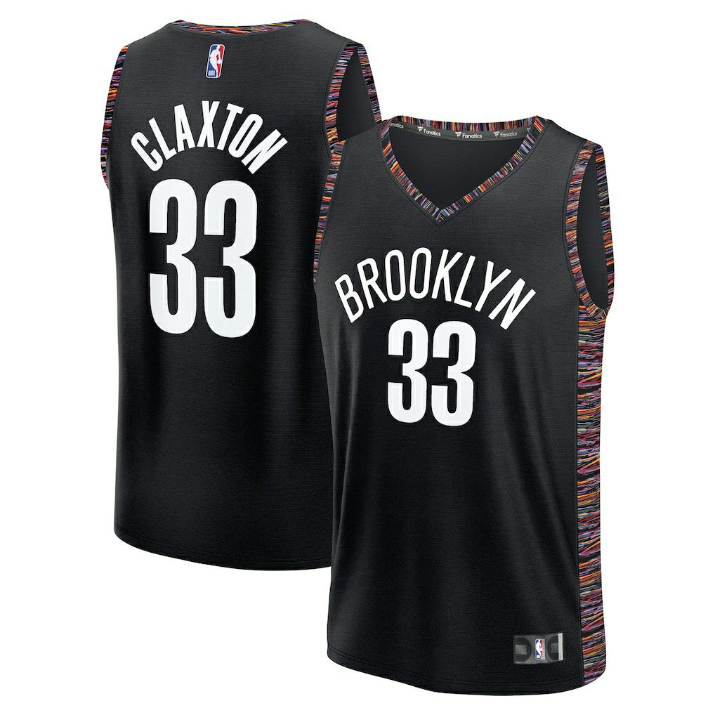 Nic Claxton Brooklyn Nets 2025/26 City Edition Fast Break Jersey - Black | Fanatics discount