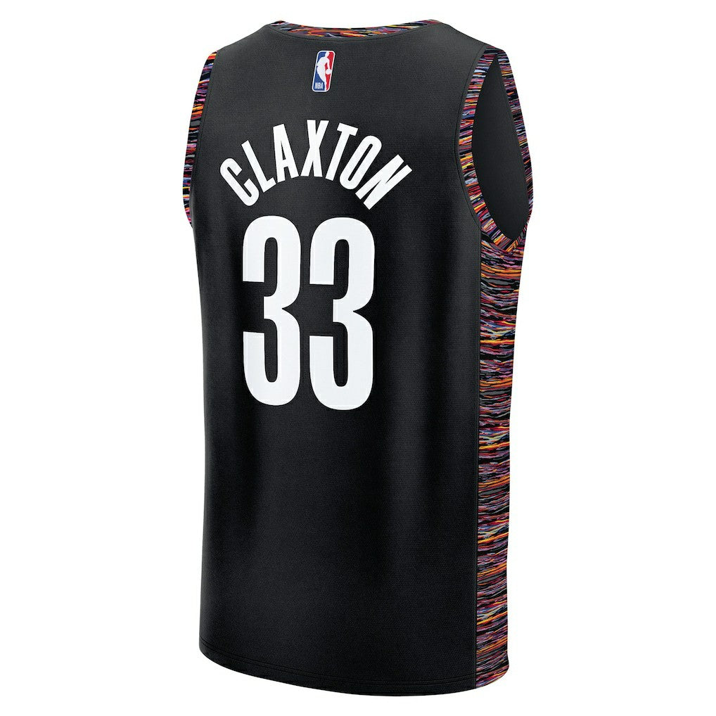 Nic Claxton Brooklyn Nets 2025/26 City Edition Fast Break Jersey - Black | Fanatics discount