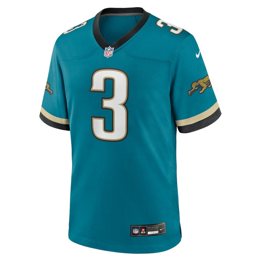 Jakobi Meyers Jacksonville Jaguars Alternate 2 Prowler Throwback Game Jersey - Teal | Nike on sale
